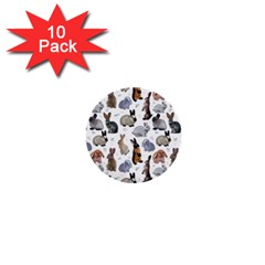Funny Bunny 1  Mini Buttons (10 Pack)  by SychEva