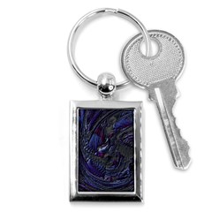 Braille Flow Key Chain (rectangle) by MRNStudios