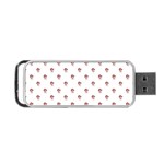 Weird Fantasy Bird Drawing Motif Pattern Portable USB Flash (Two Sides) Front
