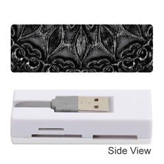 Charcoal Mandala Memory Card Reader (stick) by MRNStudios