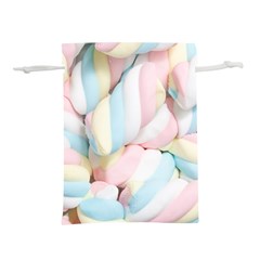 Rainbow-cake-layers Marshmallow-candy-texture Lightweight Drawstring Pouch (s) by jellybeansanddinosaurs