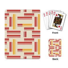Abstract Pattern Geometric Backgrounds   Playing Cards Single Design (rectangle) by Eskimos