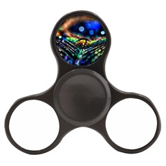 Peacock Feather Drop Finger Spinner