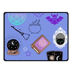 Pastel Goth Witch Blue Double Sided Fleece Blanket (small)  by NerdySparkleGoth