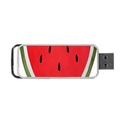 Watermelon Pillow Fluffy Portable Usb Flash (two Sides) by artworkshop