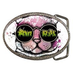 Black-cat-head Belt Buckles by Jancukart