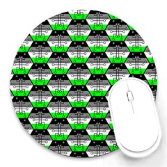 Hackers Town Void Mantis Hexagon Agender Agender Info Pride Flag Round Mousepads