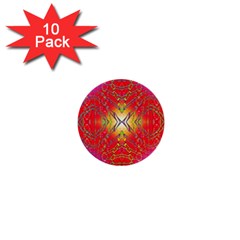 Liquid Lava 1  Mini Buttons (10 Pack) 