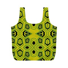 Abstract Pattern Geometric Backgrounds  Full Print Recycle Bag (m) by Eskimos