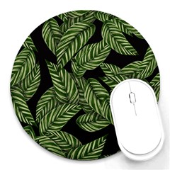  Leaves  Round Mousepads