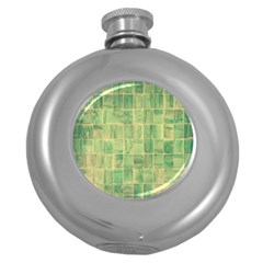 Bathroom Ceramic  Round Hip Flask (5 Oz) by artworkshop
