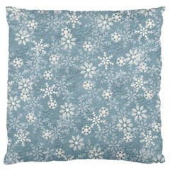 Snow-frozen Large Flano Cushion Case (two Sides) by nate14shop