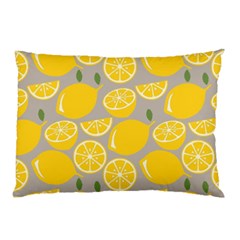 Lemon Pattern Pillow Case (two Sides) by artworkshop