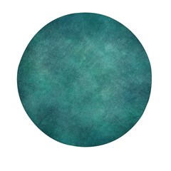 Dark Green Abstract Mini Round Pill Box (pack Of 3)