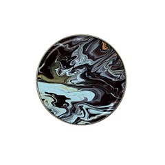 Abstract Painting Black Hat Clip Ball Marker