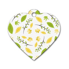 Nature Dog Tag Heart (two Sides)