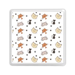 Cat Kitten Design Pattern Memory Card Reader (square) by Sapixe