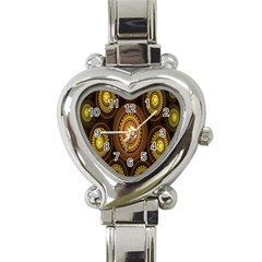 Fractal Heart Italian Charm Watch