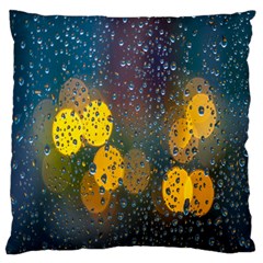 Bokeh Raindrops Window  Standard Flano Cushion Case (two Sides) by artworkshop