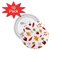 Leaves Fall Autum Colors Season 1 75  Buttons (10 Pack)