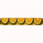 Orange Slices Cross Sections Pattern Small Bar Mats 24 x4  Bar Mat