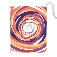Illustration Colorful Yellow Purple Orange Drawstring Pouch (4xl) by Wegoenart