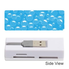 Pattern Blue Bubble Pattern Background Memory Card Reader (stick) by Amaryn4rt