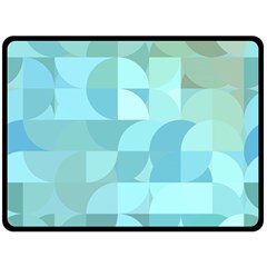 Geometric Ocean  Fleece Blanket (large)  by ConteMonfrey