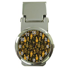 Christmas Background Seamless Money Clip Watches by artworkshop