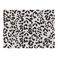Leopard Print Gray Theme Double Sided Flano Blanket (mini) by ConteMonfreyShop