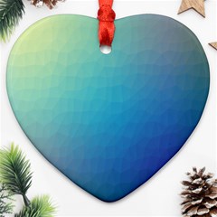 Color Heart Ornament (two Sides)