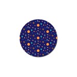 Space Sun Mercury Venus Earth Planet Galaxy Golf Ball Marker (4 pack) Front