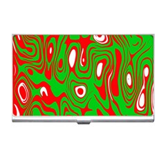 Red-green Business Card Holder
