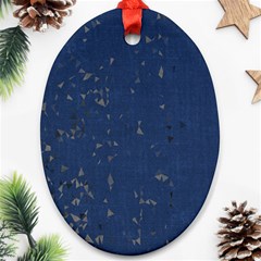 Shapes Oval Ornament (two Sides)
