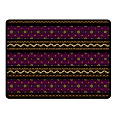 Background Flower Abstract Pattern Double Sided Fleece Blanket (small) 