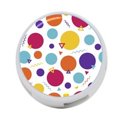 Background Polka Dot 4-port Usb Hub (one Side) by Ravend