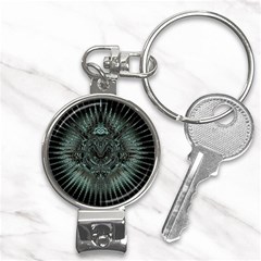Abstract Art Fractal Artwork Nail Clippers Key Chain