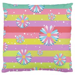 Flowers-024 Standard Flano Cushion Case (one Side)