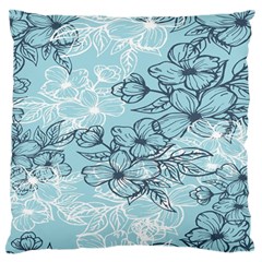 Flowers-25 Large Flano Cushion Case (two Sides)
