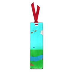 Frog Log Stream River Wallpaper Small Book Marks by Ravend