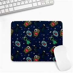 Monster Alien Pattern Seamless Background Small Mousepad