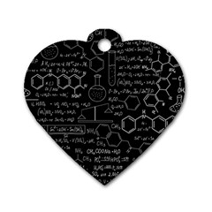 Medical Biology Detail Medicine Psychedelic Science Abstract Abstraction Chemistry Genetics Dog Tag Heart (two Sides) by Jancukart