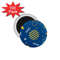 Flat-design-geometric-shapes-background 1 75  Magnets (100 Pack) 