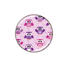 Seamless Cute Colourfull Owl Kids Pattern Hat Clip Ball Marker by Wegoenart