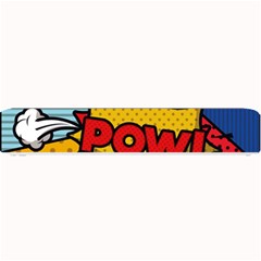 Pow Word Pop Art Style Expression Vector Small Bar Mat by Wegoenart