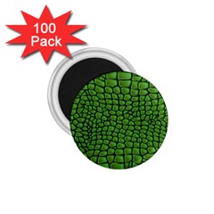 Seamless Pattern Crocodile Leather 1 75  Magnets (100 Pack) 