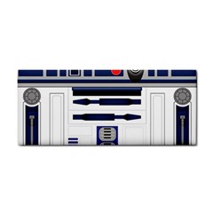 Robot R2d2 R2 D2 Pattern Hand Towel by Jancukart