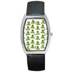 Kermit The Frog Barrel Style Metal Watch Front