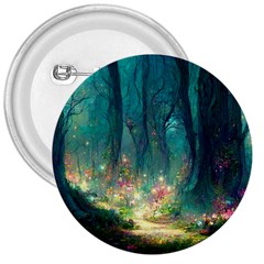 Magical Forest Forest Painting Fantasy 3  Buttons