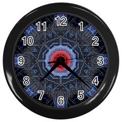 Art Robots Artificial Intelligence Technology Wall Clock (black) by Ravend